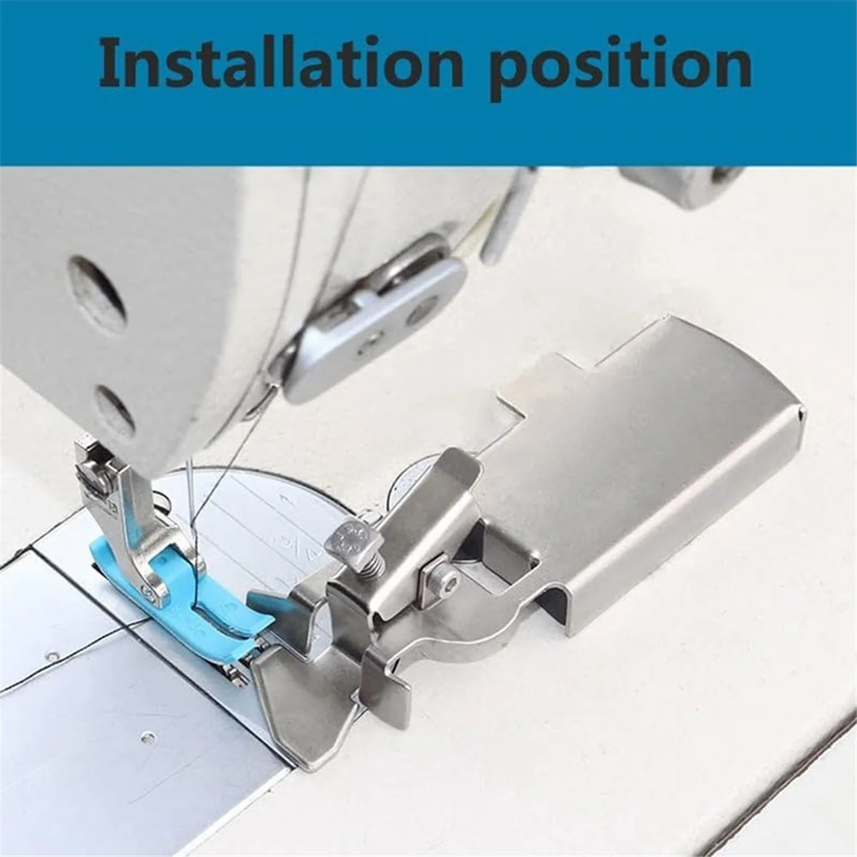 1PCS Magnetic Seam Guide , Multifunctional Magnet Dauge, Sewing Tools Edge Locator, Sewing Machine Gauge Universal