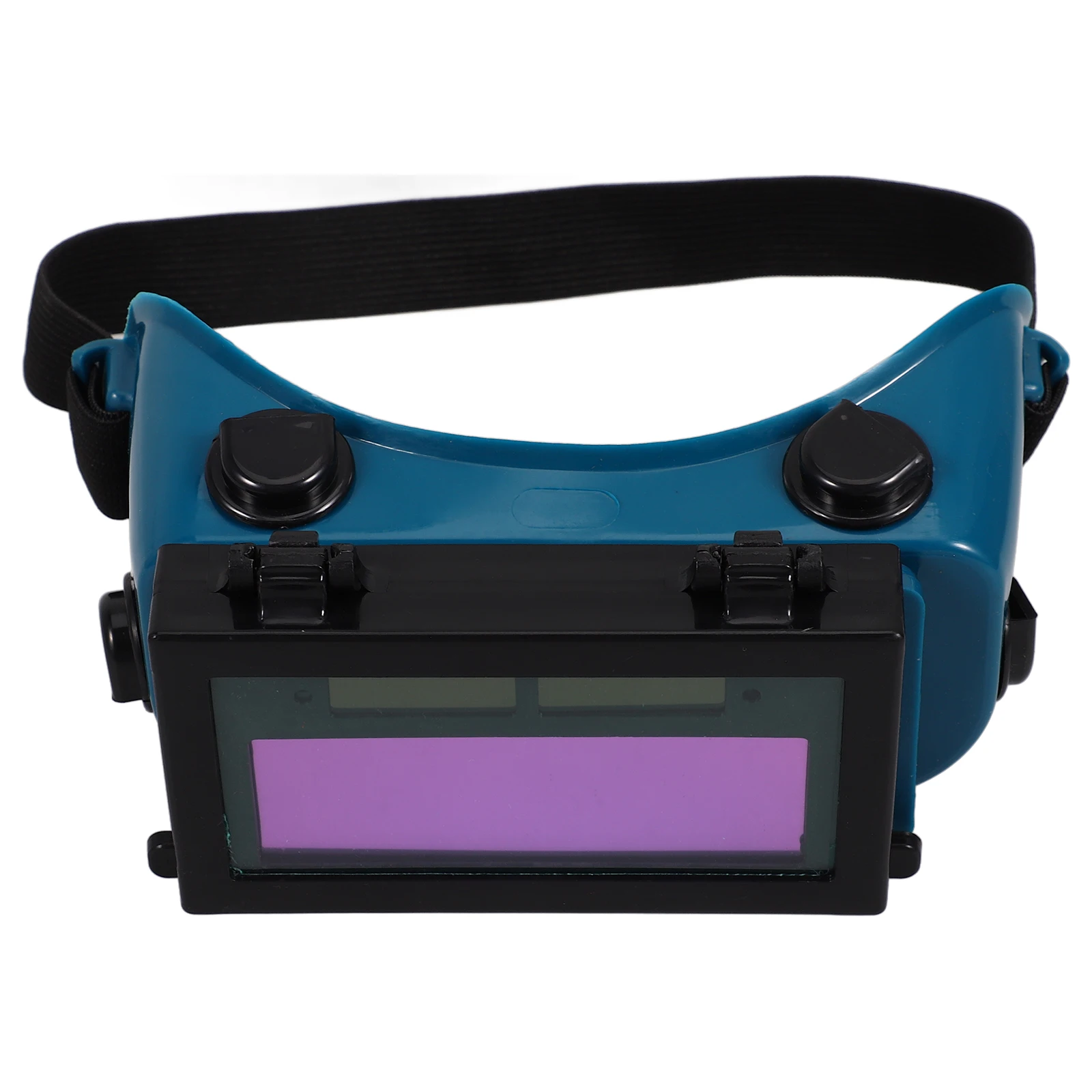 

Welding Goggles Flip-Up Electric Welding Double Layer Protection Soft Frame Adjustable Headband Anti Scratch Carbon