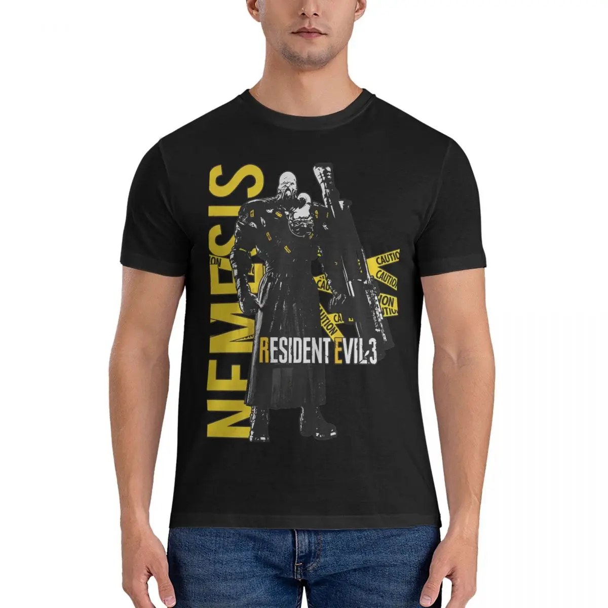 Resident Evils R3make - Nemesis T Shirt Men's 100%Cotton Top Tee Funny Round Neck Short Sleeve