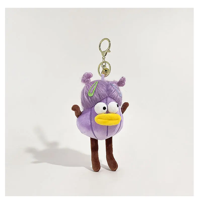 Ugly Cute Doll, Colorful Bag Keychain Pendant Funny Student Schoolbag Pendant Gift Car Charm Christmas Gift