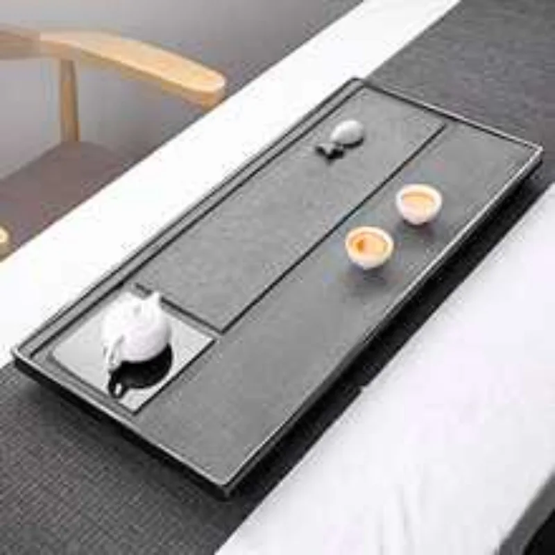 Rectangle Office Tea Tray Tableware Ceremony Drainage Hospitality Valet Tea Tray Living Room Coffee Bandejas Home Decorationgs