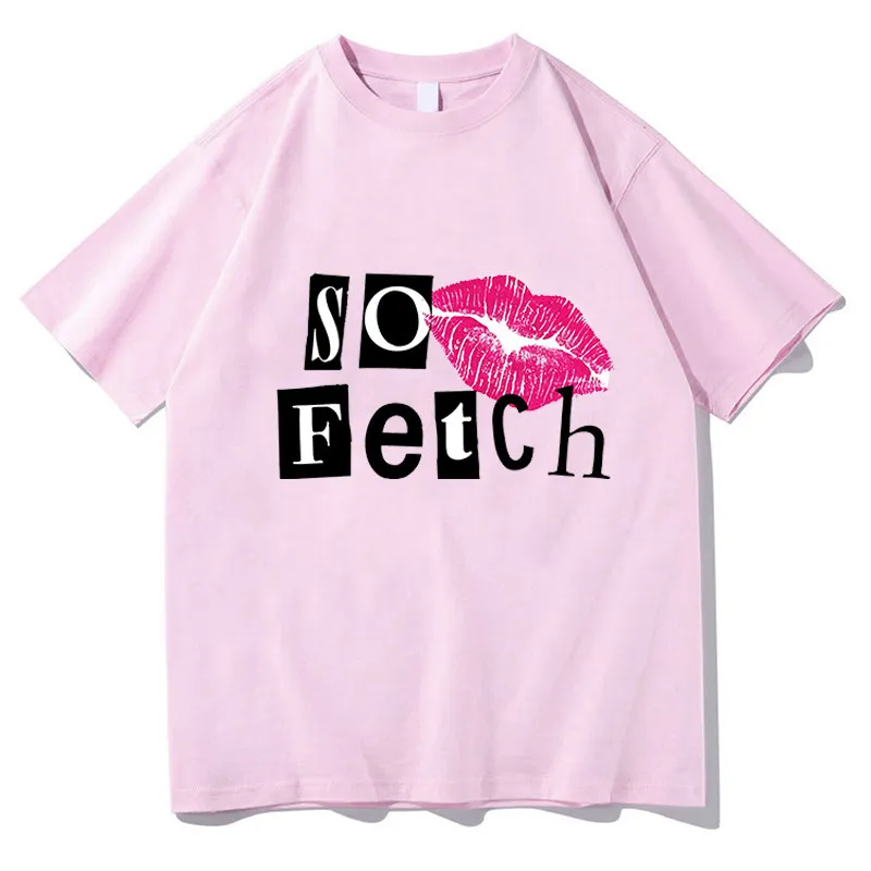 Camiseta de algodón del mismo estilo de Mean Girls Regina George, unisex, Y2k, de alta calidad, para verano, para hombre y mujer, con cuello redondo, manga corta, regalo para fanáticos