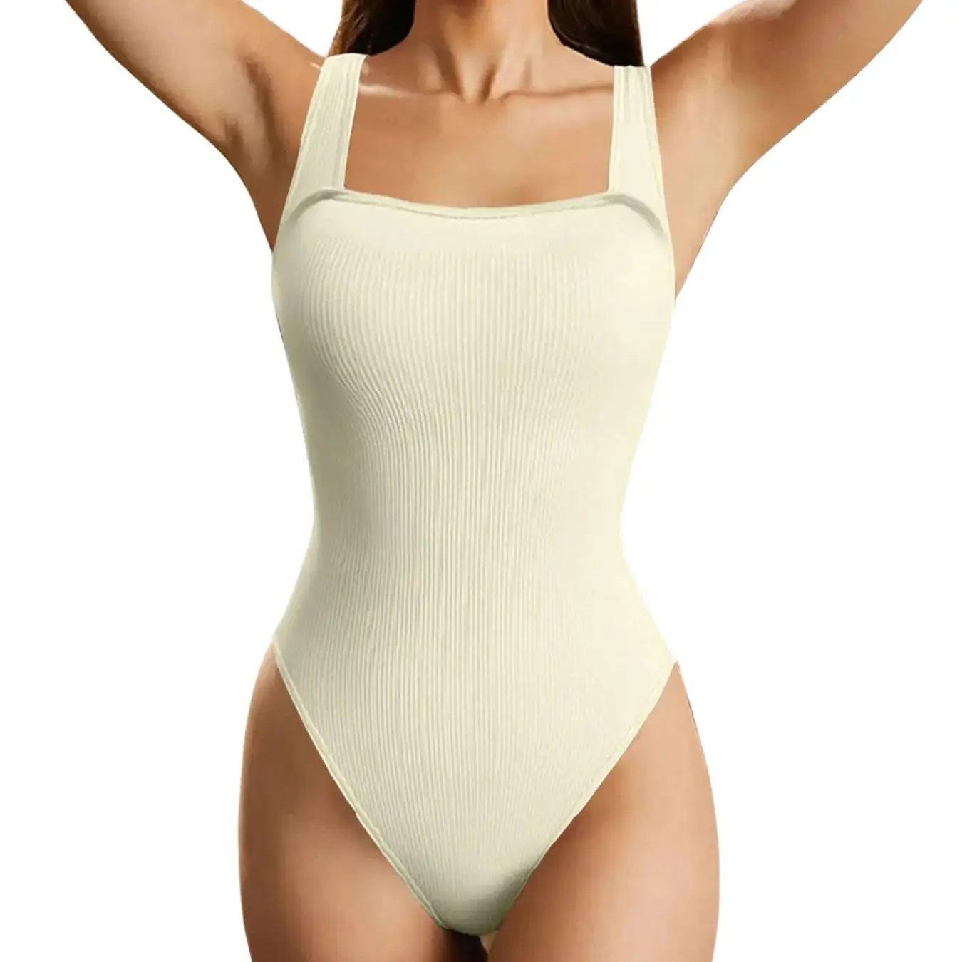 Women\'s seamless solid color thread yoga jumpsuit, summer sleeveless backless triangle sports casual jumpsuit