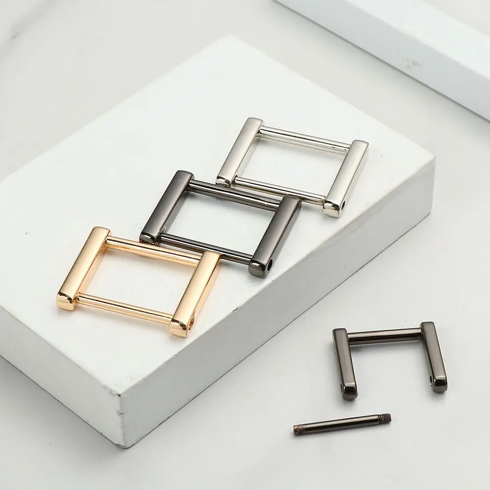 金属製ベルトハンドル、取り外し可能な留め金、ショルダーウェビングバックル、ネジリング、バックルストラップコネクター、バッグループ、長方形リングバックル