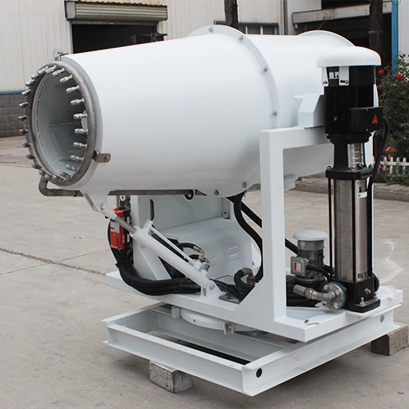 Factory Direct Sale 20-150m Industrial Use Remote Control Dust Fog Cannon Low Noise Mist Cannon Machine