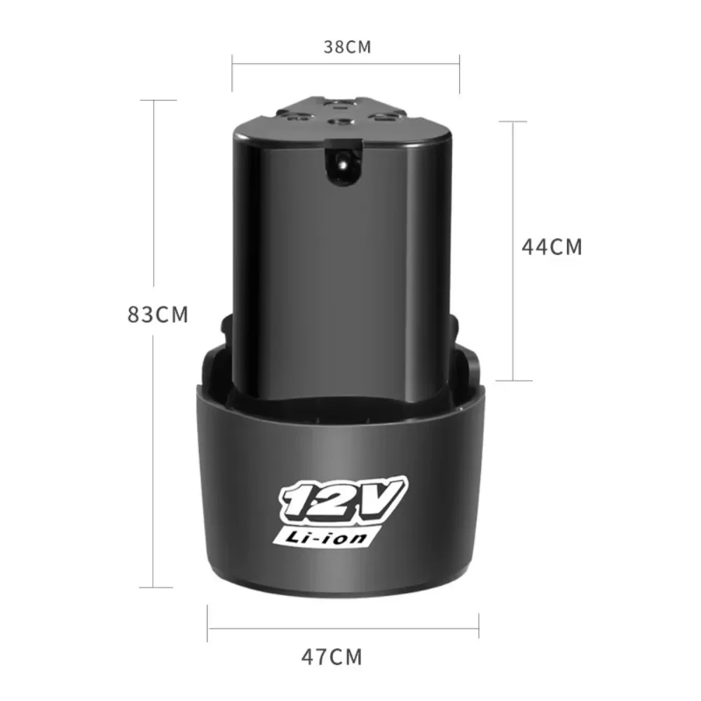 New 12V 1.5/2.0/3.0Ah Large Capacity Rechargeable Lithium Battery Angle Grinder Electric Drill Screwdriver Backup Battery