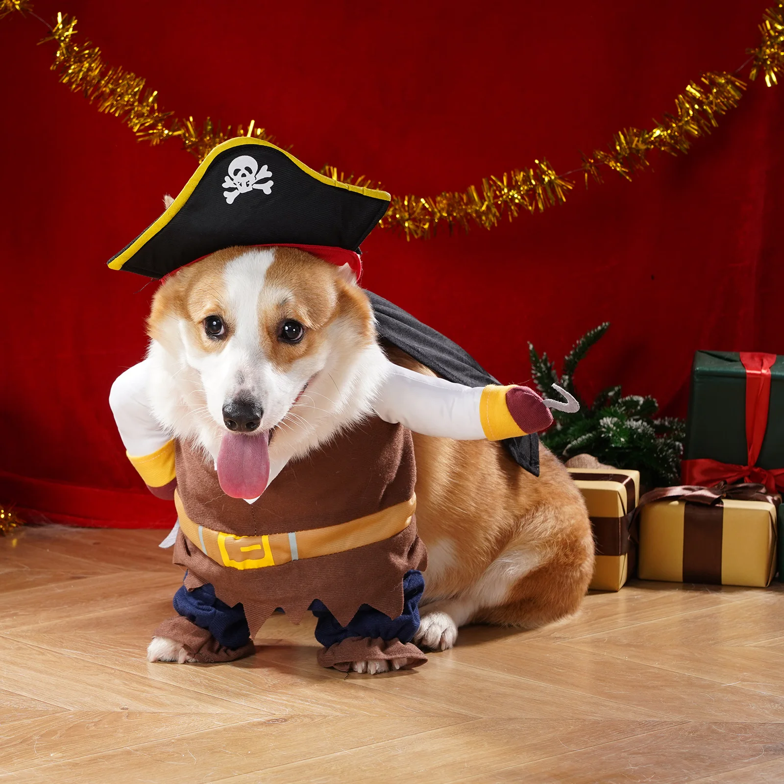 

Pet Dog Cat Funny Costumes Clothes Apparel Clothing for Halloween Festival Cosplay Photos Prop Party Dressing Up Role Play Dress