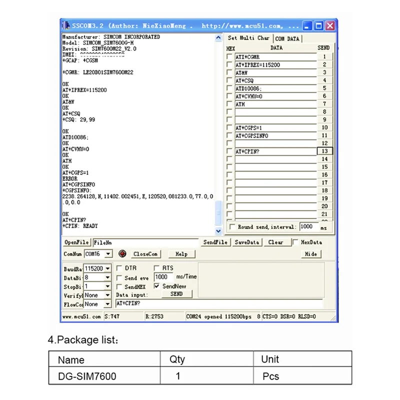 

ABKN-SIMCOM SIM7600G H USB-ключ + антенна HSPA + GSM GPRS EDGE UMTS LTE 4G Cat4 модуль для серии SIM7600 SIM7500 SIM7600X-H