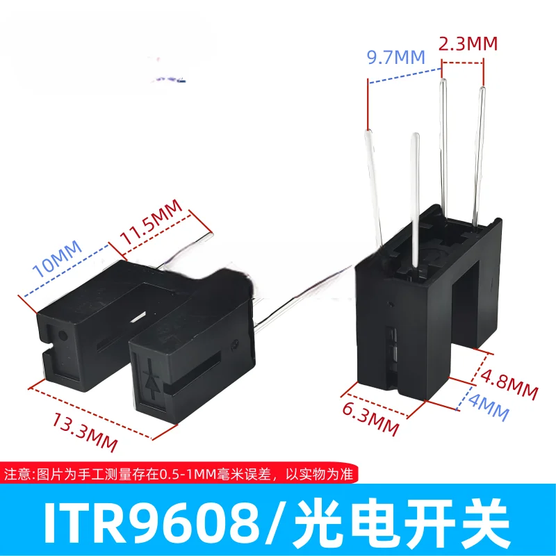 ITR9608 Brand New Original 9608 DIP-4 Slot Type Optocoupler Photoelectric Switch Imported