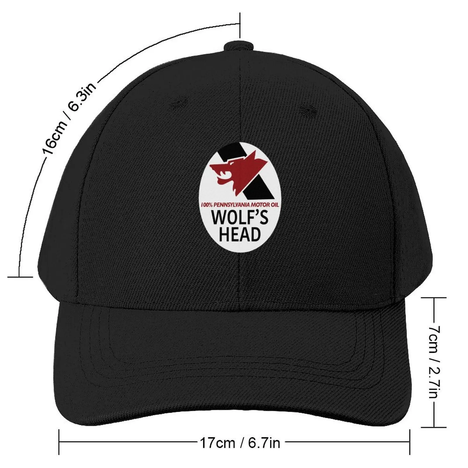 Wolfs Head Motor Oil Baseball Cap Luxury Brand Luxury Man Hat Elegant Women's Hats Men's