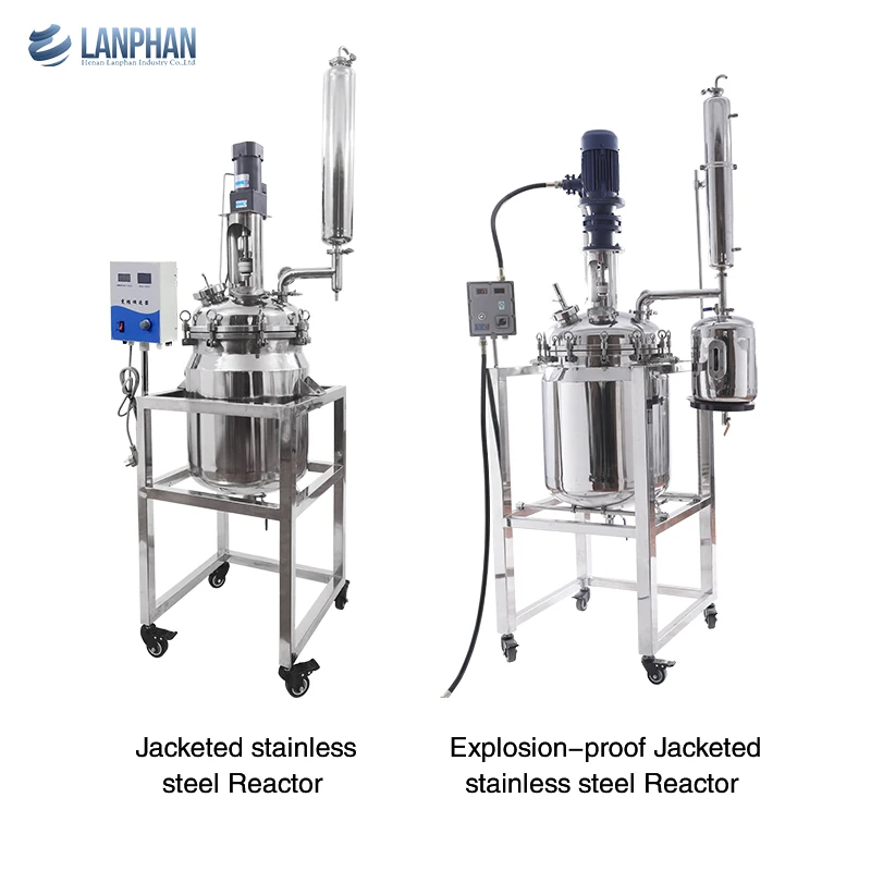 High Quality Stainless Steel Reaction Kettle Jacketed Chemical Reactor with Constant Temperature Control