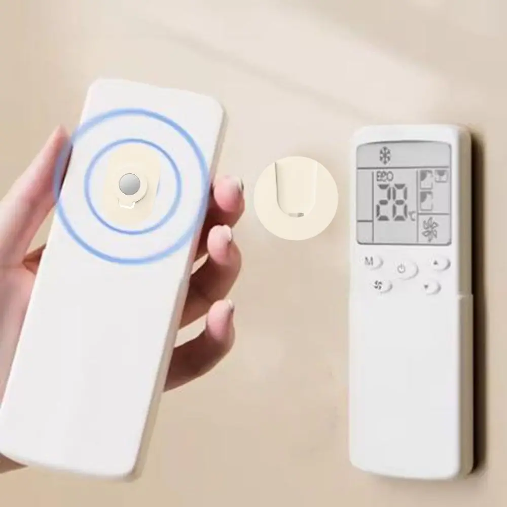 

5 Set Plastic Remote Control Magnetic Sticker Punch Free Anti-Lost Socket Fixer Plug Hook Space Saving Wall-Mounted