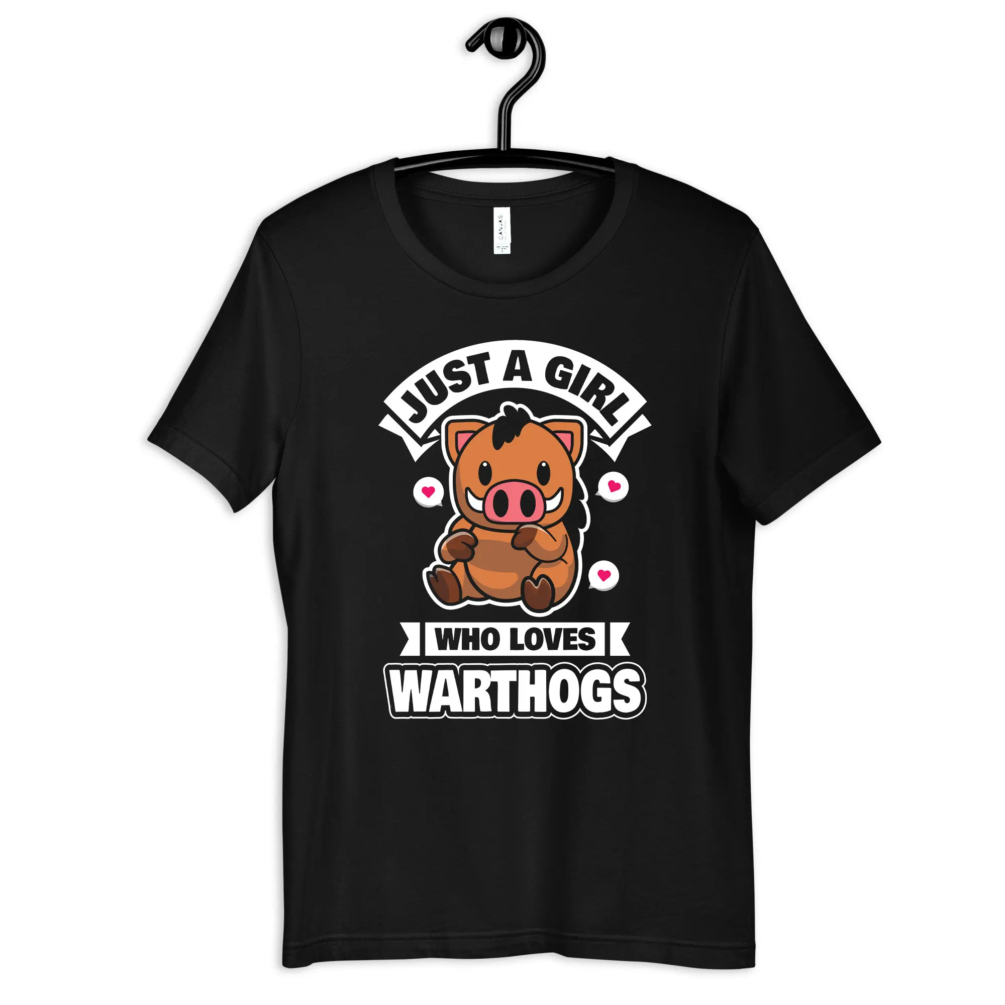 Girl Who Loves Warthogs T Shirt Kids Warthog