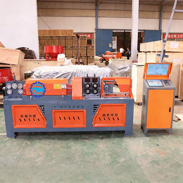 YG Customized Hydraulic Steel Bar Cutting And Automatic Straightening Machine 0-100m Capacity With Motor As Core Component For W
