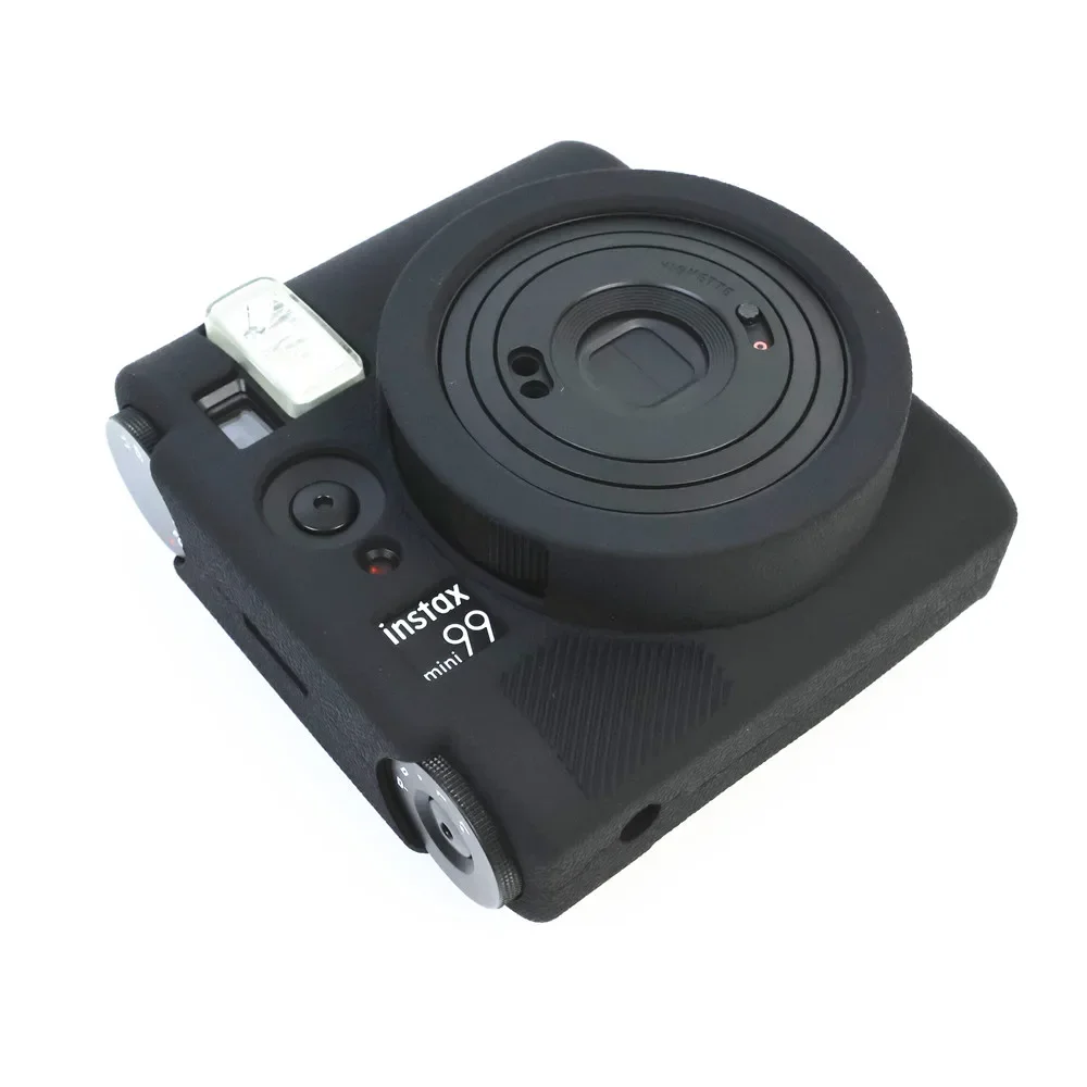 حافظة من السيليكون المطاطي Mini99 غطاء حماية للجسم إطار جلدي لكاميرا Fujifilm Instax Mini 99 Fujifilm من السيليكون
