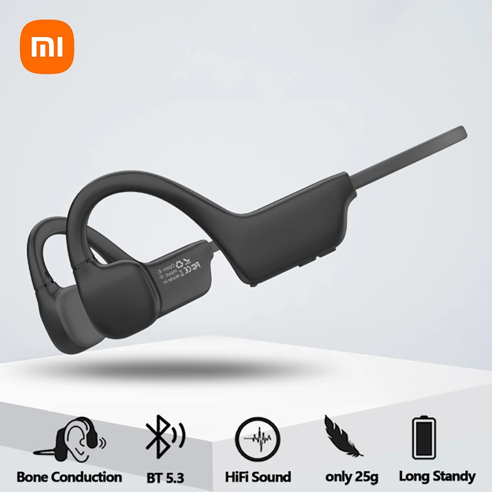 

Xiaomi Mijia Bone Conductive Earphones Bluetooth 5.2 Open Headphones Wireless Sports Headset IPX5 Waterproof Earhooks Headworn