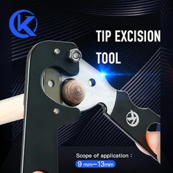 KONLLEN Billiards Cue Tip Excision Tool Metal Scissors Carom Snooker Pool Cue Tip Cutting Repair Maintaince Billiard Accessories