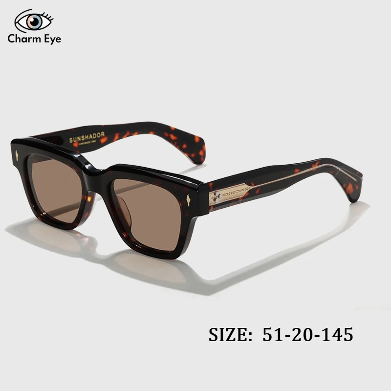 Luxury Brand Original Men Sunglasses SFELLINI Thick Acetate Handmade Designer Top Quality Women Outdoor UV400 Protective Glasses