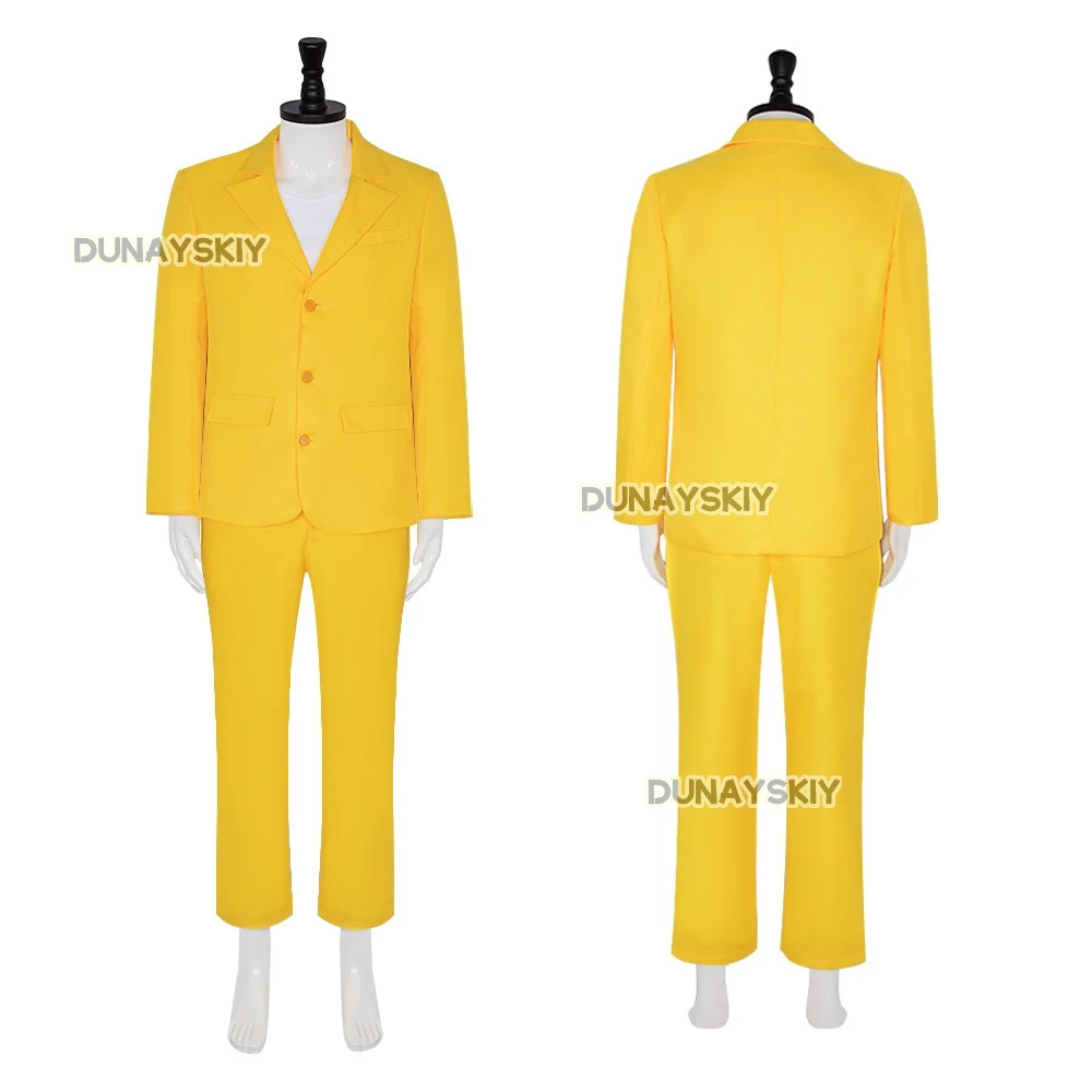 2024 The Fall Guy Movie Cosplay Colt Seavers Yellow Raincoat Coat Pant Uniform Suit Outfit Party Carnival Halloween Costume