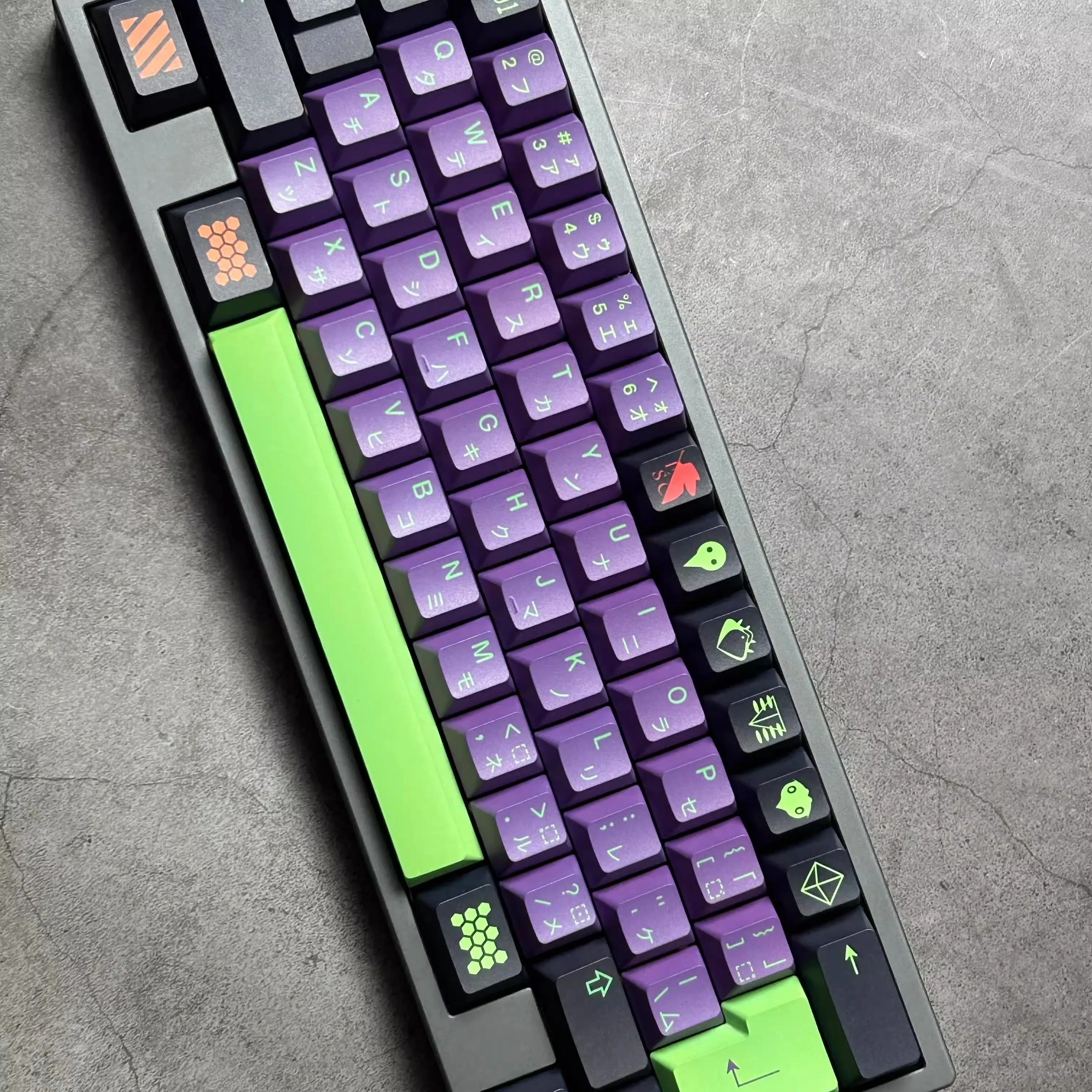 1 Set GMK Mecha 01 Keycaps PBT Dye Sub Key Caps Cherry Profile Lightproof ICON Keycap For Alice Wooting Double B Split Spacebar - Image 4