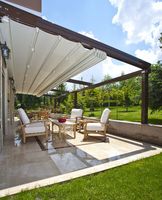 Arches Arbours Retractable Pergola Roof De Aluminio Waterproof Fold Canopy Bioclimate Automatic Awning Electric Gazebo Pergola