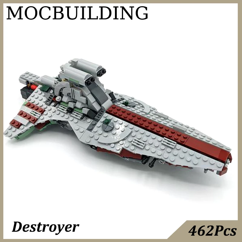 Destroyer Model Space Star Science Fiction Movie MOC Building Block Bricks Toys for Kids Birthday Gift