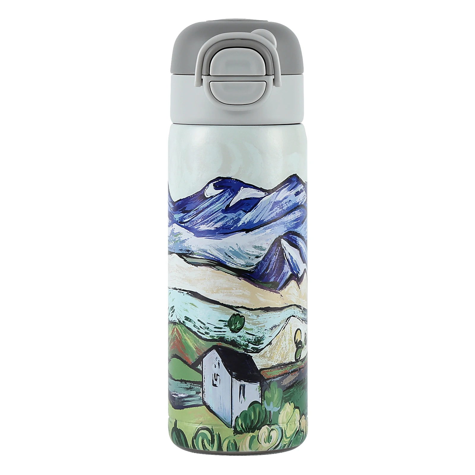 

London Pottery 500ML titanium hot coffee thermos cup thermal gym water bottle mug children water gourds drinkware with straw