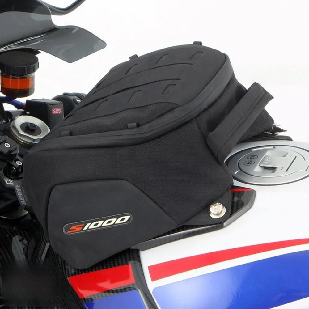 لسيارات BMW S1000RR/S1000R حقيبة خزان الوقود المعدلة، حقيبة سفر مريحة وسريعة التفكيك مقاومة للماء 6 لتر 18-25 #4