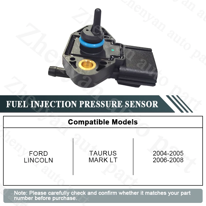 oe Fuel Injection Pressure Sensor Cars Model for FORD TAURUS 2004~2005 for LINCOLN MARK LT 2006~2008 3F2Z9G756AC 0261230093