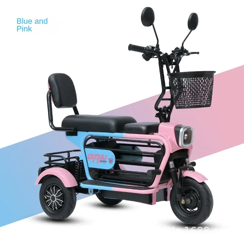 Folding tricycle lithium battery tricycle cool car the elderly recreational vehicle