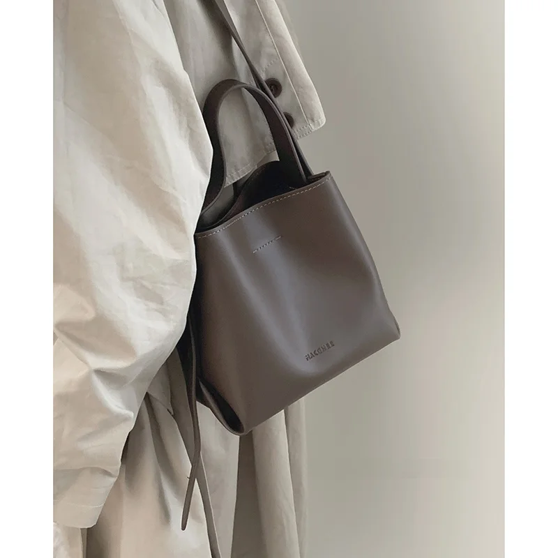 

Retro Buet Handbag Women's Bag 2023 New Trend Single oulder Bag Crossbody Bag Versatile Small ular Soft PU Leather