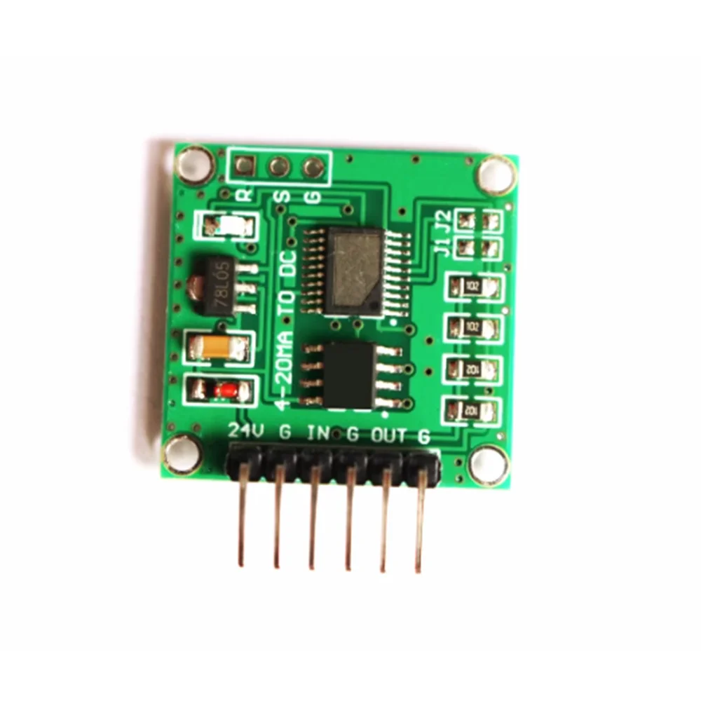 Current to voltage module 4-20mA to 0-5V linear conversion transmitter module