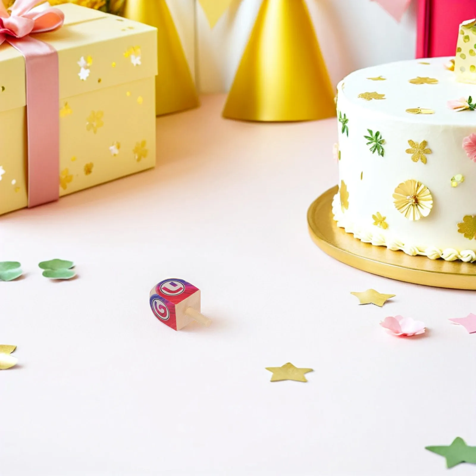 

10 шт. деревянных волчков для Хануки, 2 см, неокрашенные, из натурального дерева, для самостоятельной росписи, сувениры для вечеринки в честь Хануки, украшение для стола