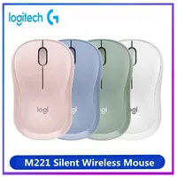 Logitech M221 2.4GHz Wireless Mouse Silent Mouse with 2.4GHz Optical Ergonomic Home Office Mouse for Mac OS/Windows