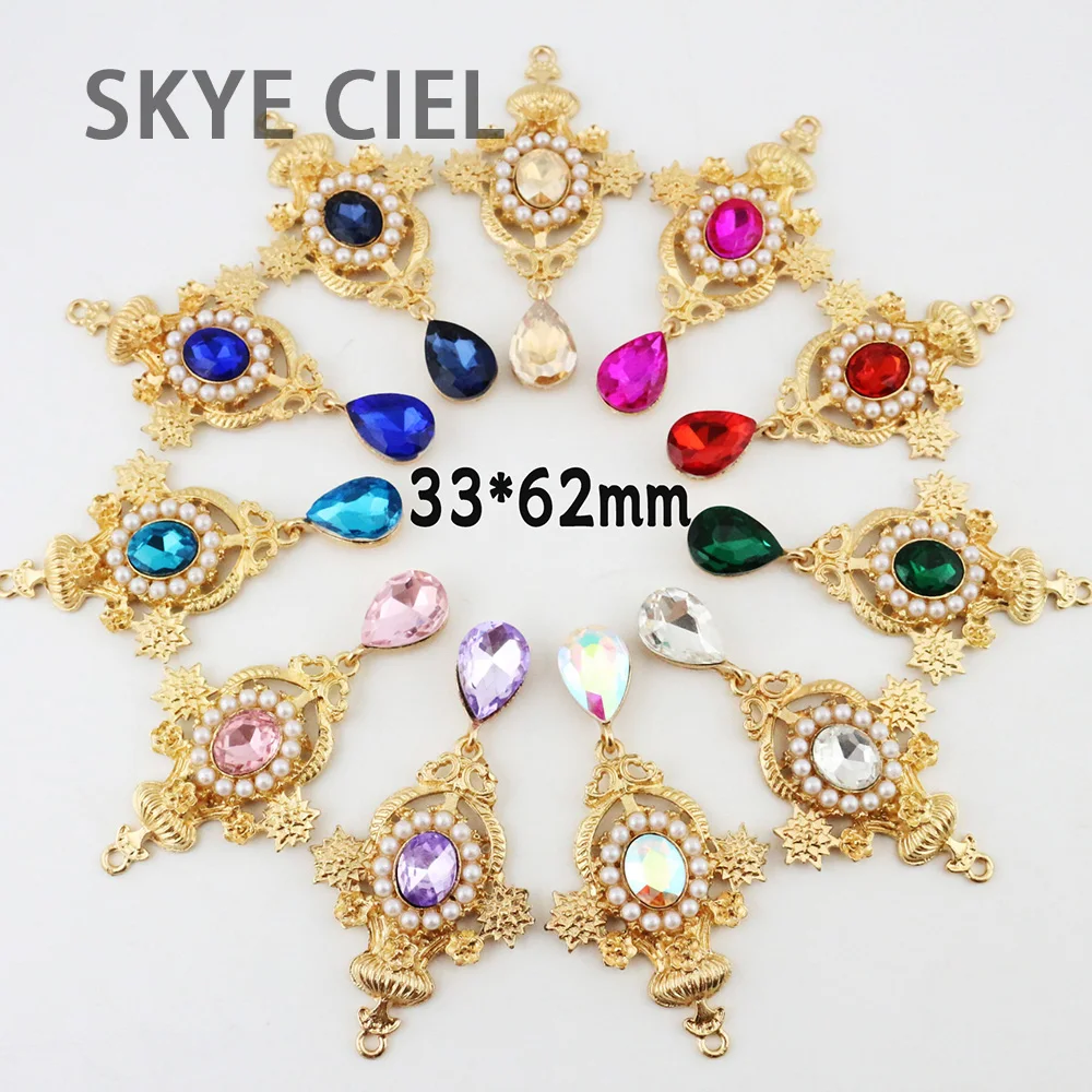 

SKYE CIEL 33X62MM 5Pcs/Set Crystal Accessories Fashion Gorgeous Wedding Invitation Holiday Creative Decoration