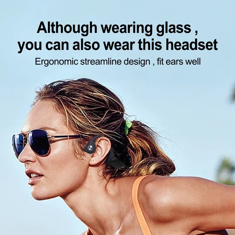 Fineblue F806 Bone Conduction หูฟังบลูทูธสำหรับ Vivo Huawei Bone Conduction ชุดหูฟังไร้สายหูฟังสำหรับกีฬา