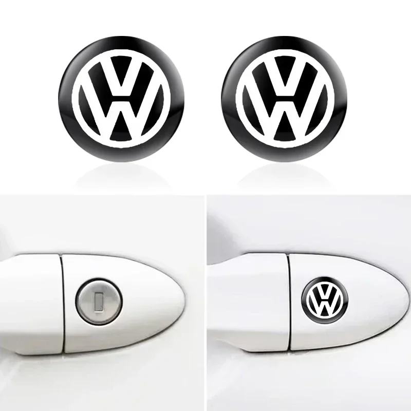 2/5/10Pcs 15mm Car Door Key Hole Lock Anti-Dustproof Stickers For Volkswagen Chevrolet Kia Suzuki Audi Mitsubishi Subaru Abarth