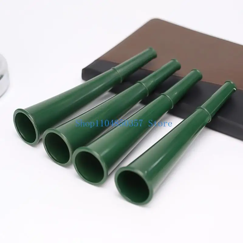 

1/2 шт. удобная зеленая латунная труба с рогом для выживания и обучения