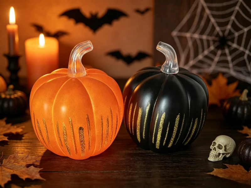 Halloween Pumpkin Ornament,Autumn Harvest Decoration,Retro Pumpkin Decor,Resin Pumpkin Figurine,Indoor Fall Home Pumpkin Display