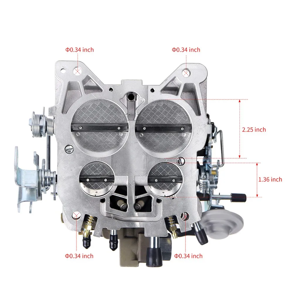 7026202 7026203 Rochester Quadrajet Carburateur 4-loop voor Chevy GMC 327 350 396 427 Handleiding CK