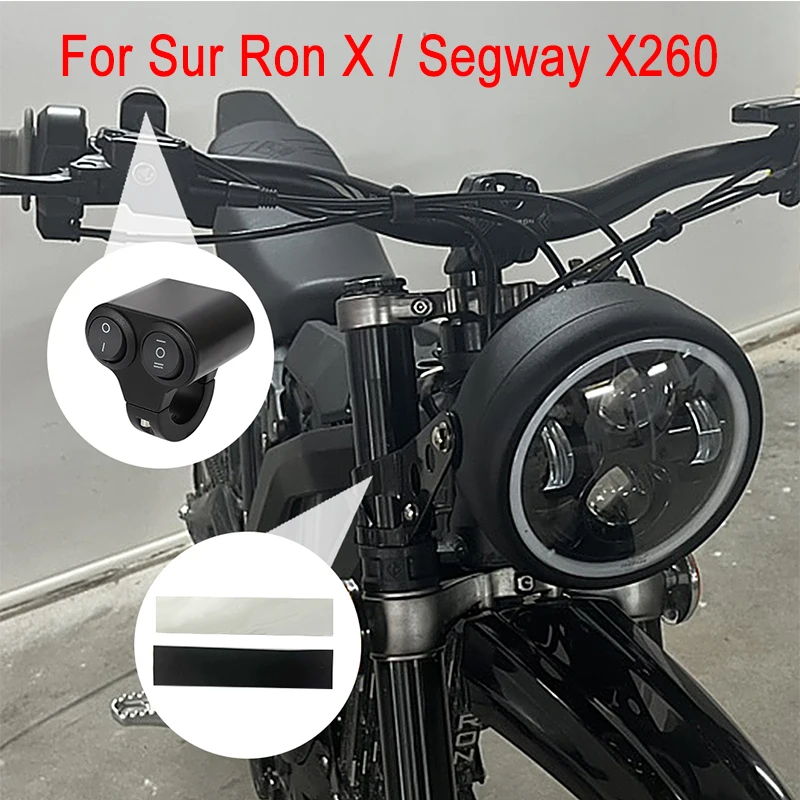 

6 Inch Led Motorcycle Headlight For Sur Ron Surron X Segway X260 LED Headlight Switch High Low Beam Plug&Play Lamp Turn Signal