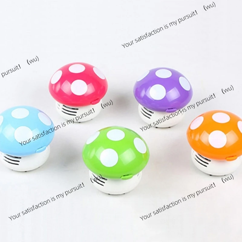 Creative desktop cartoon mushroom mini keyboard dust collector, children's eraser hair dryer