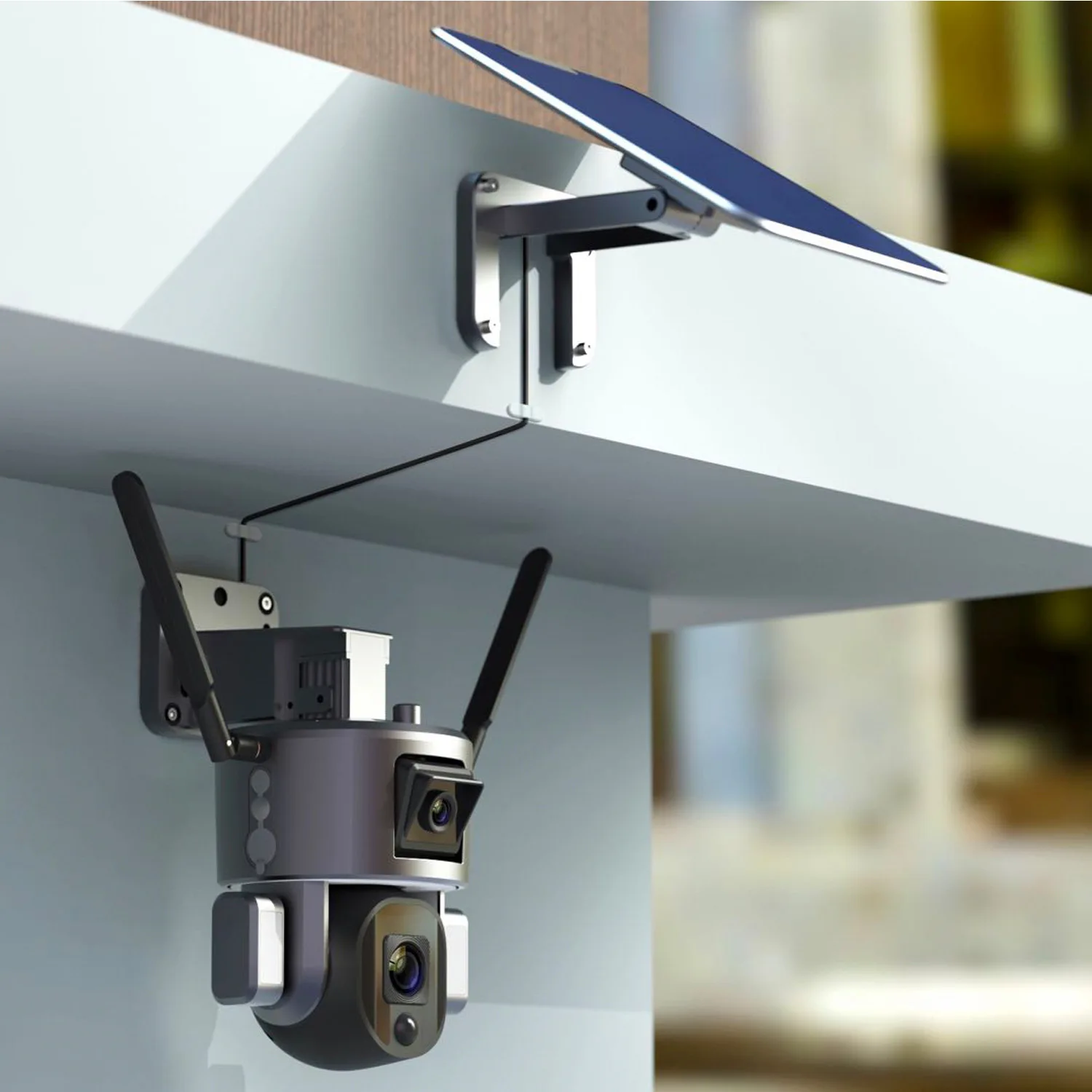 20x 4G-Karte 6MP wasserdichter Outdoor-IP-CCTV mit WIFI-Solarpanel und NVR-Netzwerksicherheit für den Innenbereich mit FCC-Zertifizierung