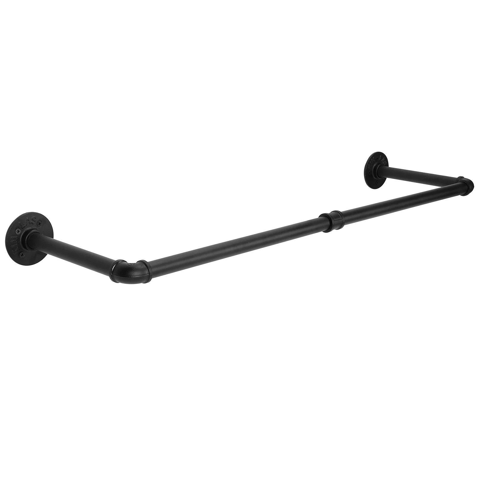 92cm-industrial-pipe-clothes-rack-heavy-duty-wall‑mounted-black-clothing-rack-hanging-rod-bar-hanging-clothes-rack-hanging-rod