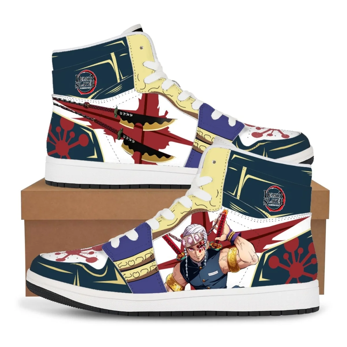 

Кроссовки Demon Slayer для мужчин и женщин, косплей-обувь Камадо Незуко, аниме-кроссовки, баскетбольные унисекс-кроссовки, повседневная обувь, индивидуальный подарок на праздник