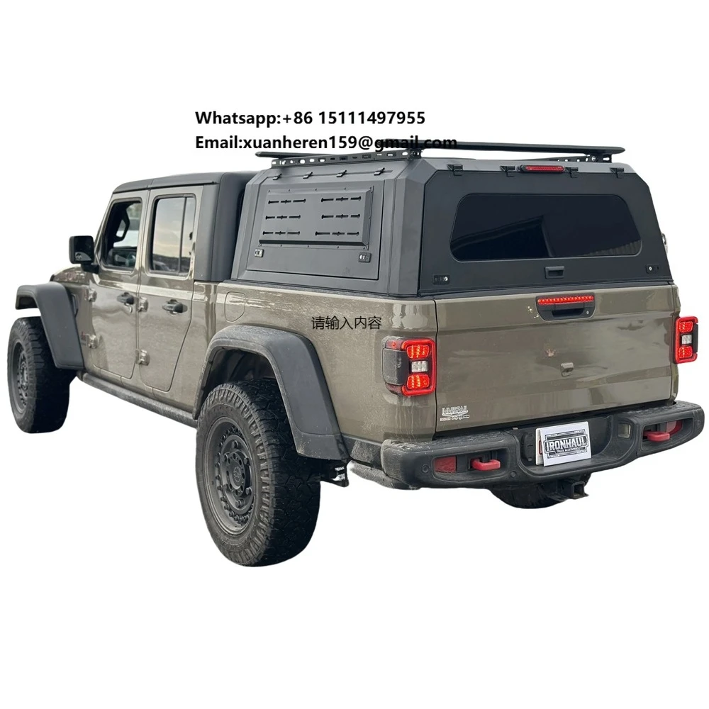 

Hot Sale Modular Premium Truck Car Made From Aluminum Alloy for jeep Gladiator Bed Cap Accessories