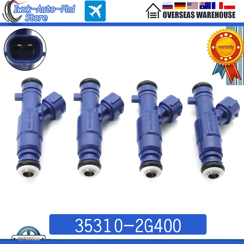 

35310-2G400 Fuel Injectors Nozzle for HYUNDAI EQUUS SONATA TUCSON KIA FORTE 2.0L RONDO SPORTAGE 353102G400