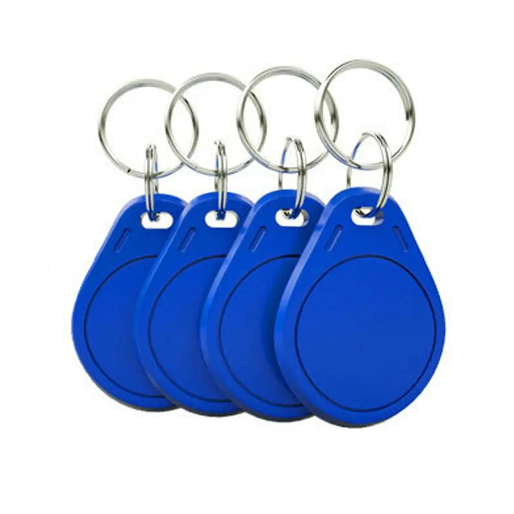 20pcs RFID IC Keyfobs Access Control Smart Chip Rewritable Induction Elevator Card 0 Sector Modifiable Waterproof Access Card