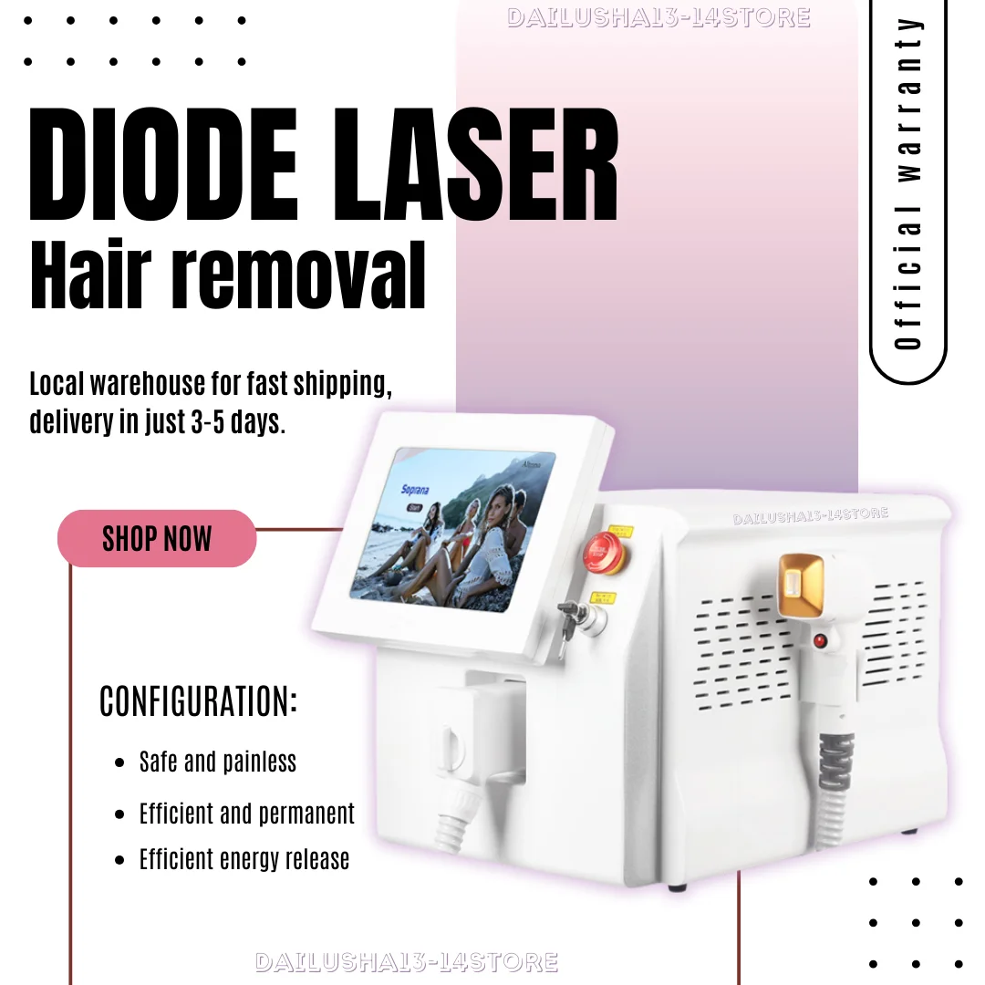 

Professional 808nm Diode Laser High Power 755 808 1064nm Laser Painless Freezing Point Eepilation