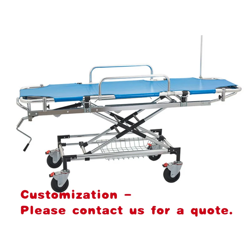 custom.Medical Patient Hospital Automatic On-Board Transfer Trolley Ambulance Stretcher Trolley Aluminium Alloy Manual Resuscita